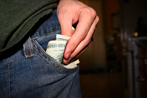 Image result for cash in pocket